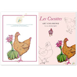 Livre l'art de colorer "les cocottes" de l'artiste Corinne JEANJACQUES, 30 pages